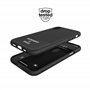 Superdry Coque de Protection en Toile moulée pour iPhone X, Noir