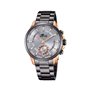 LOTUS Montre modèle 18808/1 de la Collection Connected, boîtier de 43 mm Argent avec Bracelet en Acier Gris pour Homme