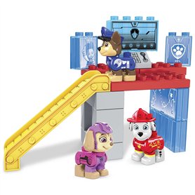 Mega Bloks La Pat'Patrouille : Le film, coffret 3 figurines Chase, Marcus et Stella, 13 blocs de construction, jouet pour bébé e