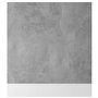 vidaXL Lave-Vaisselle avec plinthe - Panneau de Particules - Gris béton - 59,5 x 3 x 67 cm