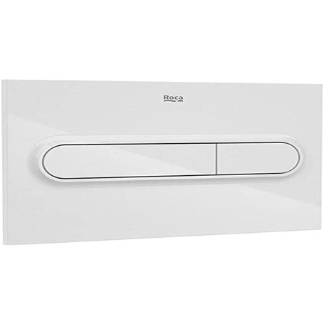 Roca A890195000 Plaque d'entraînement à Double décharge, PL1 Dual One, Blanc