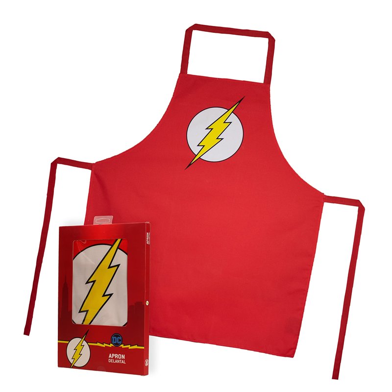 Image secondaire de SD Toys Delantal Tablier Motif Flash DC Comics, One Size (Lot de 5) Mixte