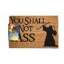SD TOYS - Paillasson Seigneur des Anneaux, avec la Silhouette de Gandalf, Tapis d'Entrée en Fibre de Coco, Antidérapant, 60 x 40