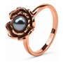 Folli Follie 3R16T056RDA Bague en acier inoxydable pour femme Rose Taille 56