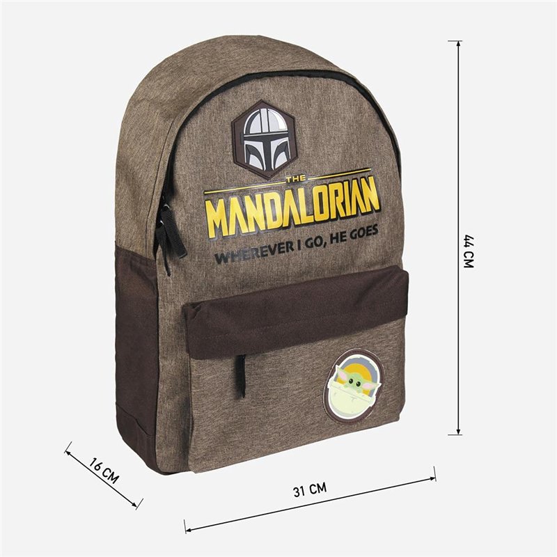 Image secondaire de CERDÁ LIFE'S LITTLE MOMENTS- Mochila Poliéster Mujer de The Mandalorian - Licencia Oficial Disney, Color Verde (ARTESANIA CERDÁ)