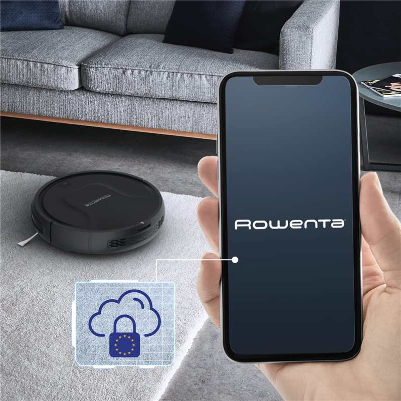 Image secondaire de Rowenta RR8225 X-Plorer Série 45 Robot Aspirateur avec Capteurs Infrarouges, Action de Nettoyage 3 en 1, 2 Brosses Latérales, 3 