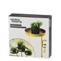 Esschert's Garden Support à Plantes Rond à Fixer Hauteur réglable doré 24.6 x 18 cm