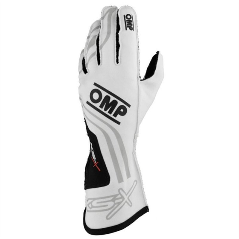 Image secondaire de Ompracing Omp Kart KS-X FIA 8877-2022 Gants Blancs Taille L