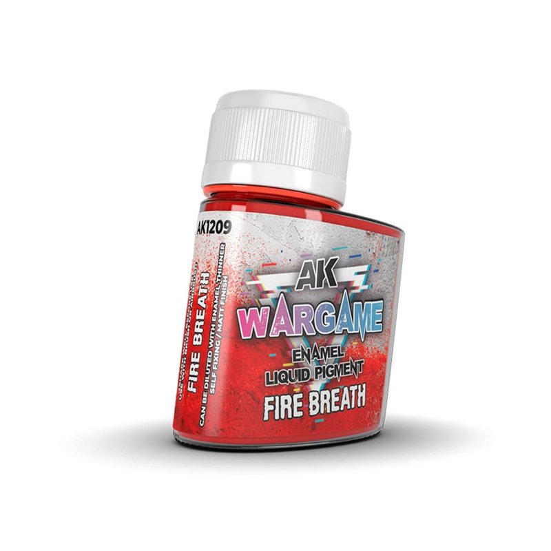AK WARGAME LIQUID PIGMENTS AK1209 Fire Breath (35ml)