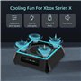 Mcbazel Xbox Series X Support de Refroidissement avec Lumière RVB/Fonction de Refroidissement Réglable/Indicateur LED/ports USB 