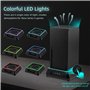 Mcbazel Xbox Series X Support de Refroidissement avec Lumière RVB/Fonction de Refroidissement Réglable/Indicateur LED/ports USB 