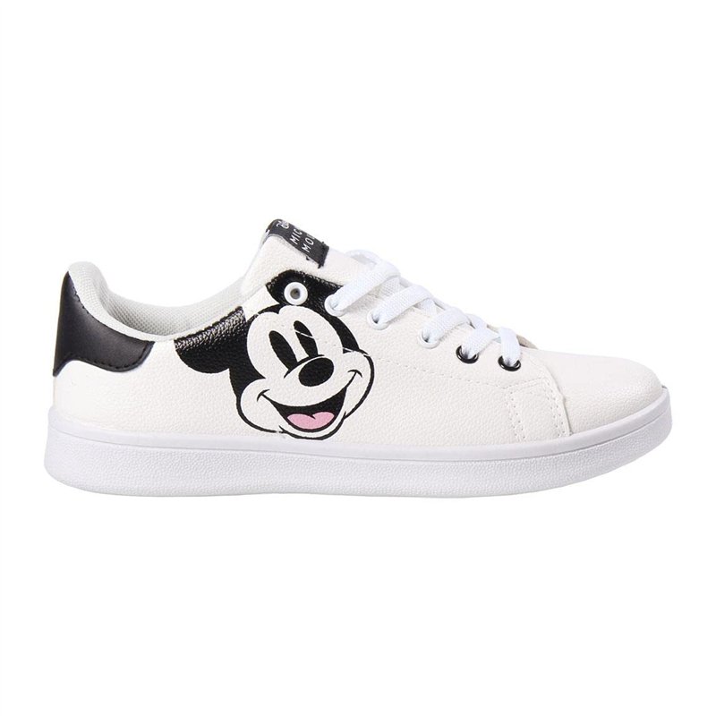 CERDÁ LIFE'S LITTLE MOMENTS Garçon Blanches de Mickey Mouse | Baskets Combinant Style, Confort et Athlétisme-Licence Officielle 