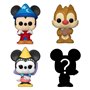 Funko Bitty Pop Disney - Sorcerer Mickey, Dale, Princess Minnie et une Mini-figurine Mystère en Surprise - 2.2 Cm Collectionnabl