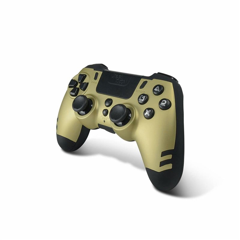 Image secondaire de Steelplay Slimpack - Manette sans Fil 2,4 GHz, Compatible PS4/PS3/PC, Double Retour de Vibration, 4 palettes arrière programmables