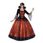 VIVING Déguisement Reine d'Halloween S (robe, masque et jupon)