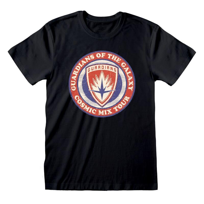 Heroes Inc T-Shirt Marvel Les Gardiens de la Galaxie Cosmic Tour Taille M - Noir