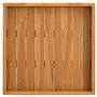 Plateau de service en teck massif 50x50 cm