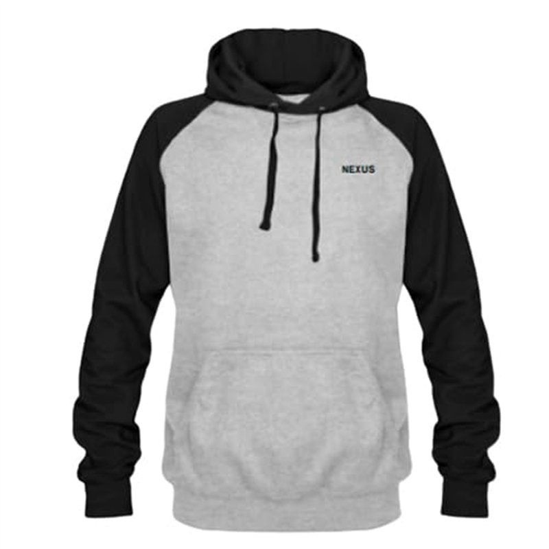 NEXUS Padel avale Fraser-Conception Ergonomique et matériaux Chauds-idéal pour Le Sport et Le Temps Libre Sweatshirt, Gris, XL U