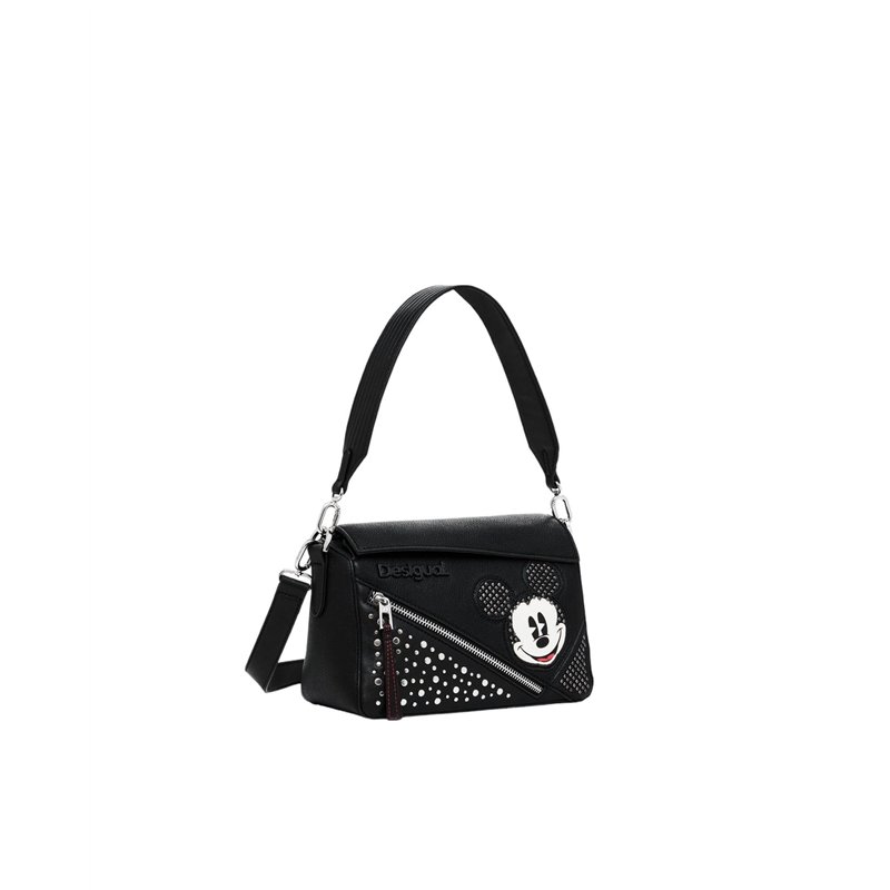 Desigual Accessoires : Sac à Main en polyuréthane, Femmes, Noir