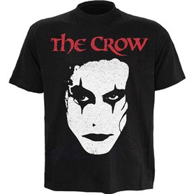 The Crow T-Shirt à Manches Courtes Unisexe Face Noir