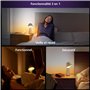 Philips Hue Twilight, Lampe de chevet et de réveil connectée, lumière blanche et couleur, compatible Bluetooth, commande vocale 