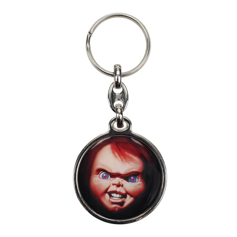 SD TOYS - Chucky porte-clés rond métal chucky, multicolore, S