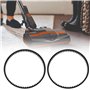 ECSiNG Lot de 4 courroies d'aspirateur compatibles avec Shark Rocket HV300 HV301 HV302 HV305 HV308 Series Noir Circonférence 207