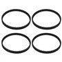 ECSiNG 4pcs Courroies d'aspirateur Compatible avec Shark Rocket HV300 HV301 HV302 HV305 HV308 Série Circonférence 207mm Largeur 