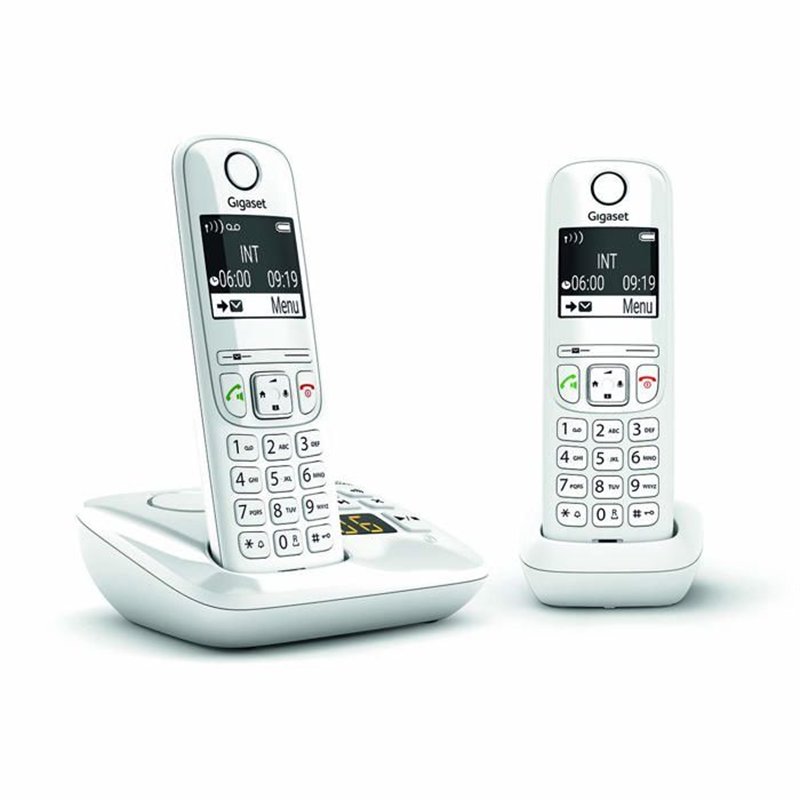 Image secondaire de Téléphone Fixe AS690 A Duo Blanc - GIGASET - Sans fil - Répondeur 20 min - ID d'appelant - Mains libres