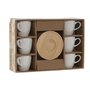 Ensemble de tasses à café Home ESPRIT Blanc Bambou Porcelaine 90 ml