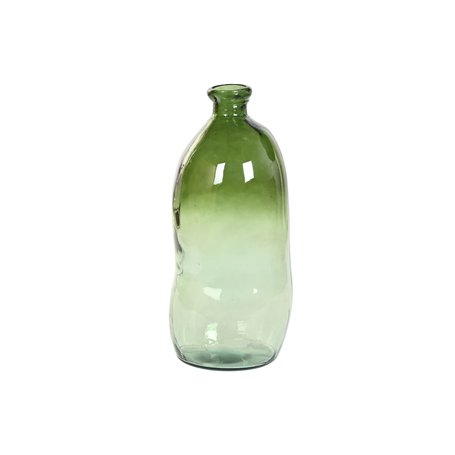 Vase Home ESPRIT Vert Cristal recyclé 34 x 34 x 73 cm