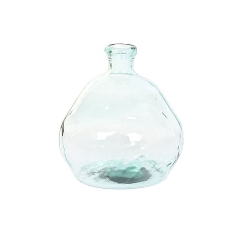 Vase Home ESPRIT Transparent Cristal recyclé 45 x 45 x 47