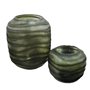 Vase Home ESPRIT Vert Verre Moderne 20 x 20 x 18 cm