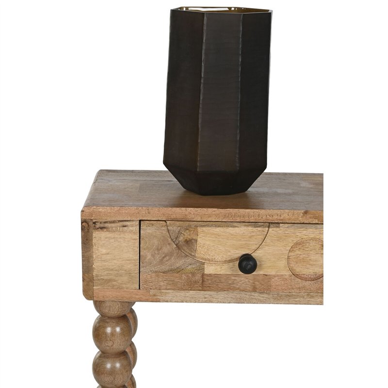 Image secondaire de Vase Home ESPRIT Gris foncé Verre Moderne 18 x 18 x 31 cm