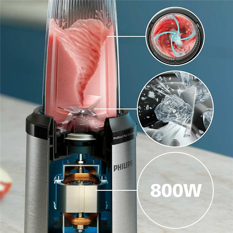 Image secondaire de Bol mixeur Philips HR2764/00 Noir 800 W 700 ml