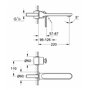 Grohe Mitigeur Lavabo Veris 19388000 (Import Allemagne)