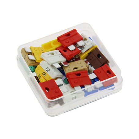 XL Tech 122733 Set de 30 fusibles enfichables assortis 2A 5A 7