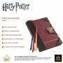 The Noble Collection Harry Potter Gryffindor Journal - 9.75in (25cm) Hardbound Lined with Gilded Edges and Die Cast Enameled Cre