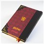 The Noble Collection Harry Potter Gryffindor Journal - 9.75in (25cm) Hardbound Lined with Gilded Edges and Die Cast Enameled Cre