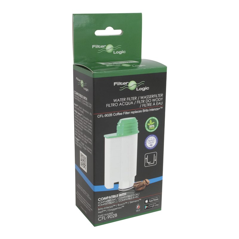Image secondaire de FilterLogic CFL-902B | Lot de 8 - Filtre à eau compatible avec Saeco Philips CA6702/10 CA6702/00 CA6702 Brita Intenza+ Cartouche