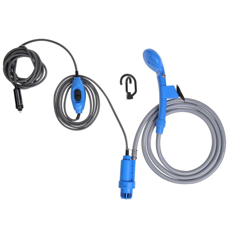 PRO PLUS Kit de Douche Portable 12V Gris/Bleu L