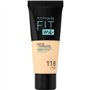 Maybelline Fond de teint Fit Me mat et sans pores Beige clair numéro 118
