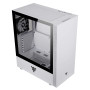 Boîtier Moyen Tour ATX Vertibra S210 RGB avec Panneau Vitré, Blanc