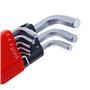 PRECISION STEEL 9 clés héxagonales coudées 1,5 à 10mm