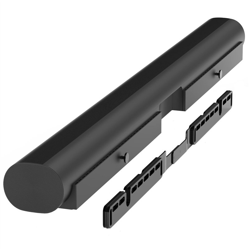 HumanCentric Support Mural Compatible avec la Barre de Son Sonos Arc (Noir), Support de Montage Flottant Compatible avec Le Supp