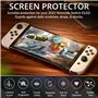 Orzly Verre Trempé Protection compatible pour Nintendo Switch OLED model 2024 console, Film Protecteur D'écran pour Nintendo Swi