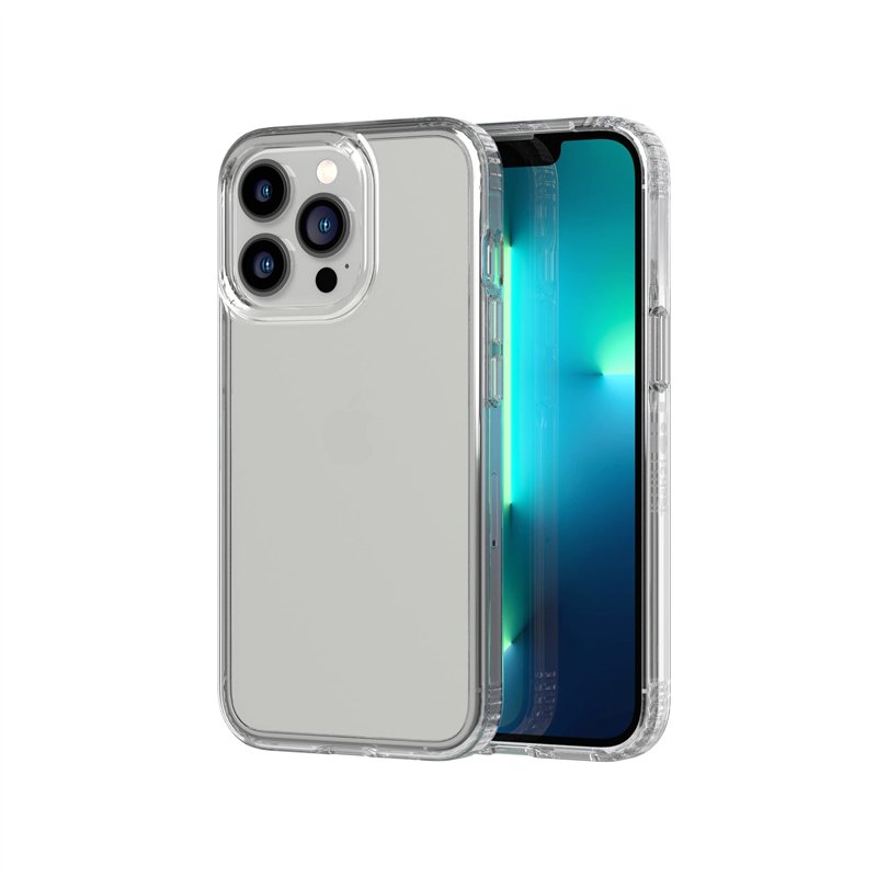 tech21 Evo Clear Coque pour iPhone 13 Pro, Transparente, Étui de téléphone de Base, TPU and Antimicrobien, Protéger des Chutes: 