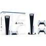 PS5 Console standard Sony PlayStation (avec lecteur) inclus 2x manette Dualsense compatibles pour PS5