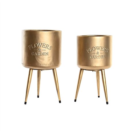 DKD Home Decor Set de Pots de Fleurs