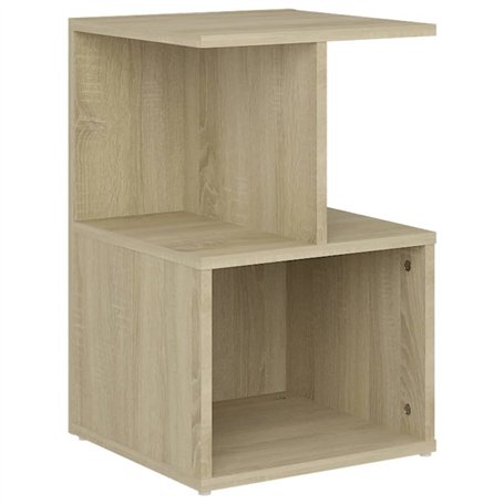 Comodino Rovere Sonoma 35x35x55 cm in Truciolato